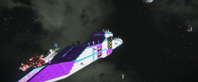 Blueprint Enterprise Class Frigate Space Engineers mod