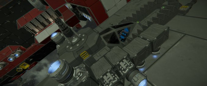 Blueprint Ion Fighter Space Engineers mod