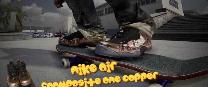 Other Nike Air Foamposite 1 "Copper" Skater XL mod
