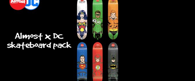Other Almost & DC Deck Pack Skater XL mod