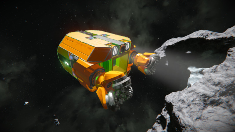 Space Mighty-Mite Star-Mining-Drone 1.0 Blueprint, Ship, Small_Grid Mod für Space Engineers
