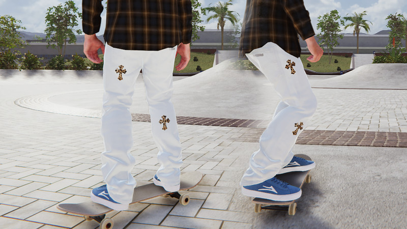Skater XL: Chrome Hearts Levi's Denim - Leopard v  Gear, Real Brand,  Pants Mod für Skater XL