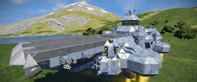 Blueprint Aircraft Carrier Horizon Space Engineers mod