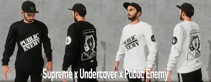 Skater XL: Supreme x Undercover x Public Enemy - BYM v 1 Real 
