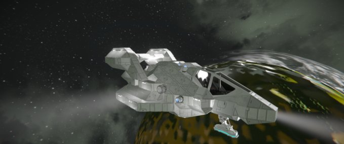 Blueprint HES Unarmed Exploration Craft Space Engineers mod