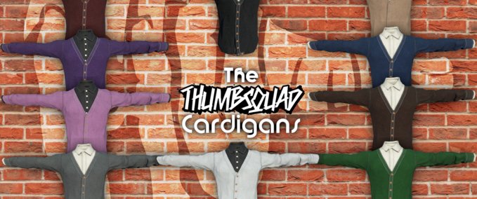Gear The Thumb Cardigans Skater XL mod