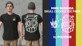 Mike Shinoda - Skull Doodle t-shirt pack Mod Thumbnail