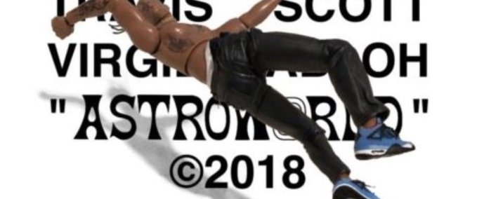 Other Travis Scott x Virgil Abloh By A Thread Tee Skater XL mod