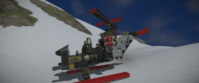 Blueprint Chopper mk1 Space Engineers mod