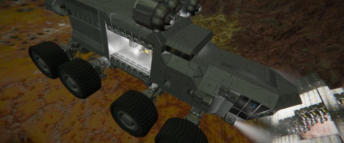 Blueprint Mammoth Rover made by InboundFish97 Space Engineers mod