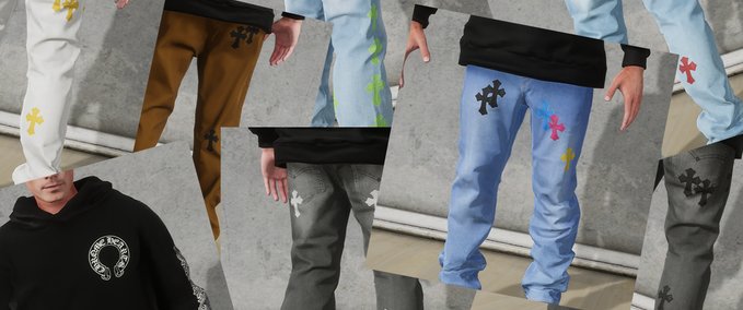 Other Chrome Hearts - Mega Pack Skater XL mod