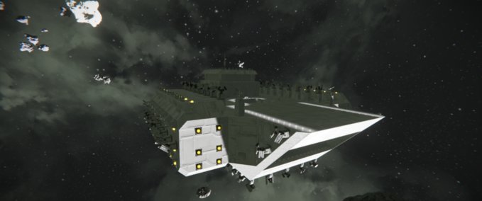 Blueprint Heavy space carrier Space Engineers mod