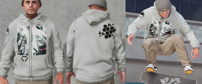 Gear EXTRA FLEX - Lindwurm -  Hoodie Skater XL mod