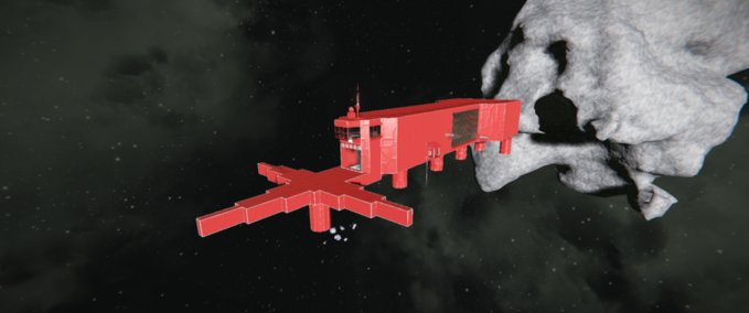 Blueprint S.A.W base Space Engineers mod