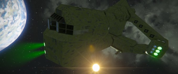 Blueprint Star Trek Romulan D'Deridex-Class Space Engineers mod