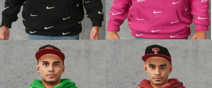 Real Brand NikeSwooshHoodie 9 Color Ways Skater XL mod