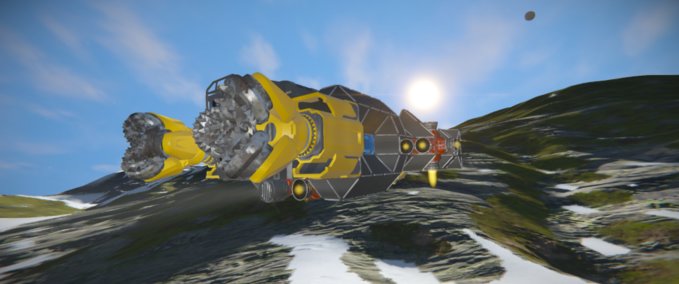 Blueprint Flying  Mole Space Engineers mod