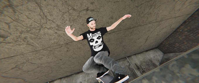 Other Misfits Old School Worn Skater XL mod