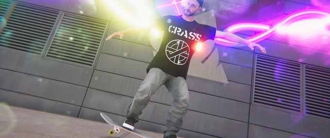 Gear Crass Old School Tee Skater XL mod