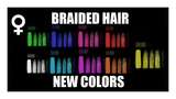 Female Braided Hair - New Colors Mod Thumbnail