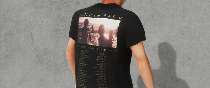 Real Brand Linkin Park - Band OML Tour Shirt 2017 Skater XL mod