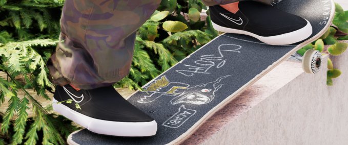 Other Nike SB Janoski Slip-On Black Skater XL mod