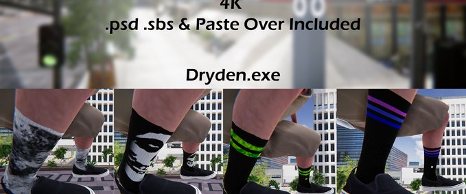 Other 4K Stance Socks 4 Pack Skater XL mod