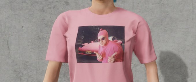 Gear Pink Guy Shirt Female Skater XL mod