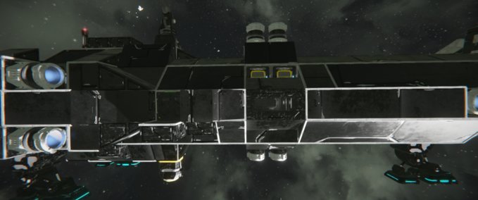 Blueprint LFG light freighter Space Engineers mod