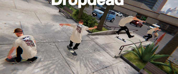 Gear Drop Dead T-Shirt Collection Skater XL mod