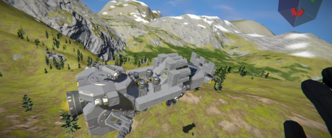 Blueprint star fighter class 2 mk.2 Space Engineers mod