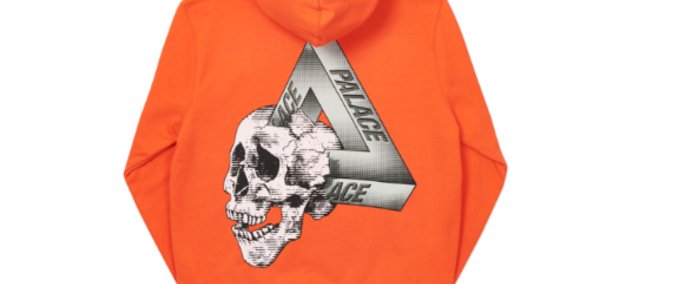 Hooded Sweatshirt Palace Tri-Crusher Hood Autumn 2020 Season Skater XL mod