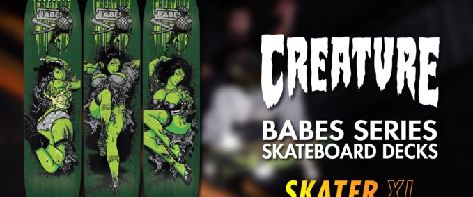 Gear Creature - Babes Series [Urban_Fox] Skater XL mod