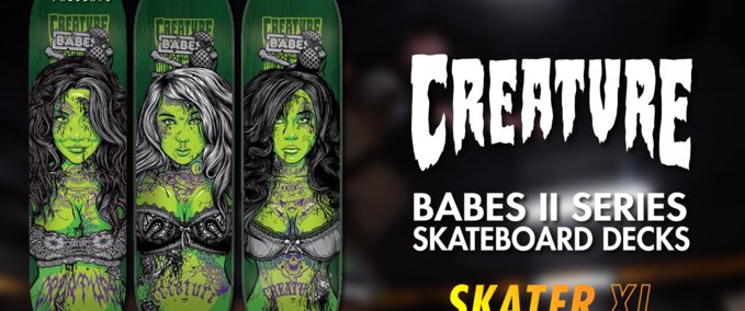Gear Creature - Babes II Series [Urban_Fox] Skater XL mod