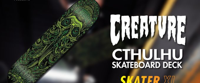 Gear Creature - Al Partanen Cthulhu Deck [Urban_Fox] Skater XL mod