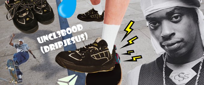 Other UNCL3bood (Drip Jesus) Skater XL mod