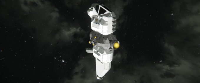 Blueprint Silver Seraph AD -3 Space Engineers mod