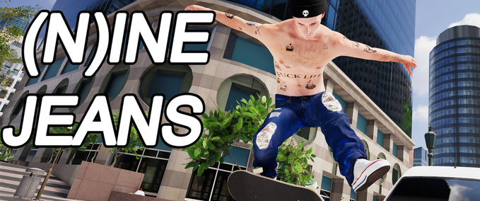 Other Number (N)ine FW04 Give Peace A Chance Jeans Skater XL mod
