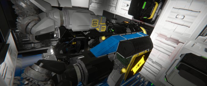 Blueprint Corvette Miner 1 Space Engineers mod