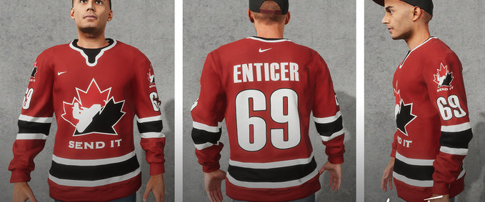 Gear Larry The Enticer - Hockey Jersey Style Sweater Skater XL mod
