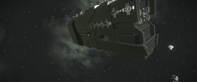 Space Engineers: Miniature thermopylae class supercarrier v 1.0 ...