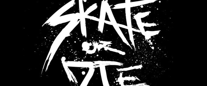 Gear Skate or Die - Black T-shirt Skater XL mod