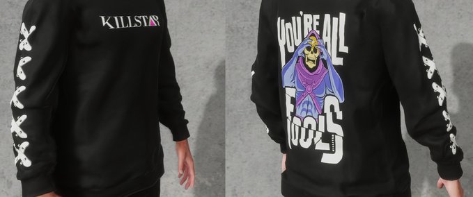 Gear You're all fools - Crewneck Sweatshirt Skater XL mod