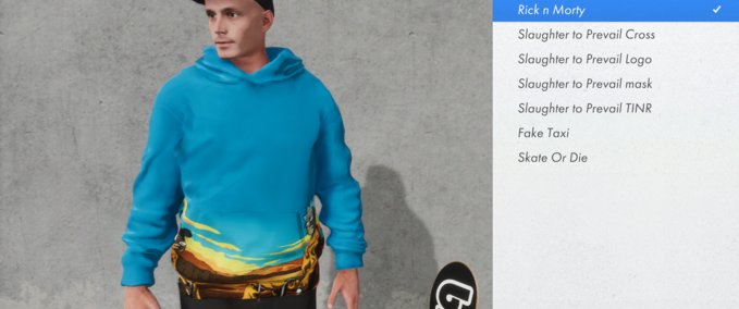 Gear Rick n Morty Hoody by Camp0 Skater XL mod