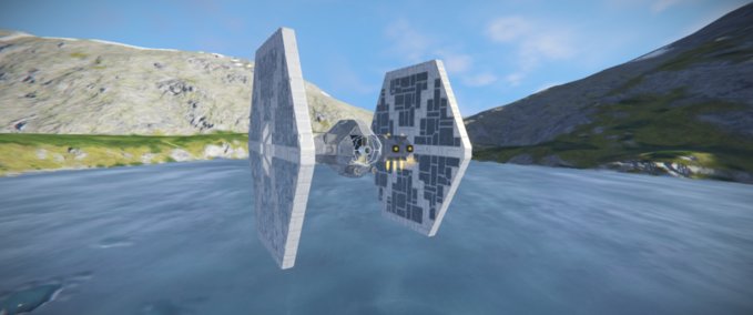 Blueprint Tie fighter (Imperial) Space Engineers mod