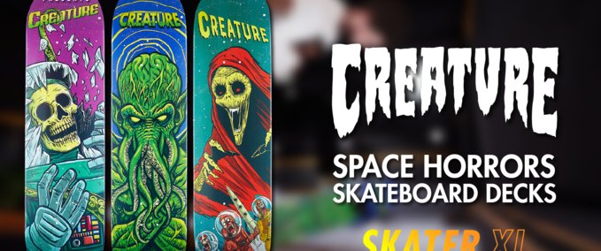 Gear Creature - Space Horrors Series [Urban_Fox] Skater XL mod