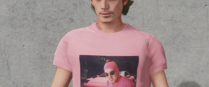 Gear Pink Guy Shirt Male Skater XL mod