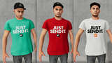 Just Send It - Block Logo Series Men's T-Shirts Mod Thumbnail