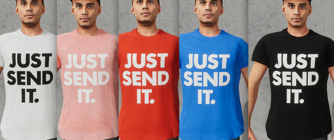 Gear Just Send It - Text Series Men's T-Shirts Skater XL mod