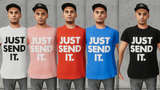 Just Send It - Text Series Men's T-Shirts Mod Thumbnail